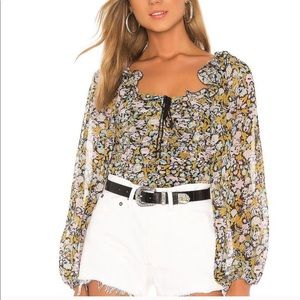 Free People Mabel Top Black